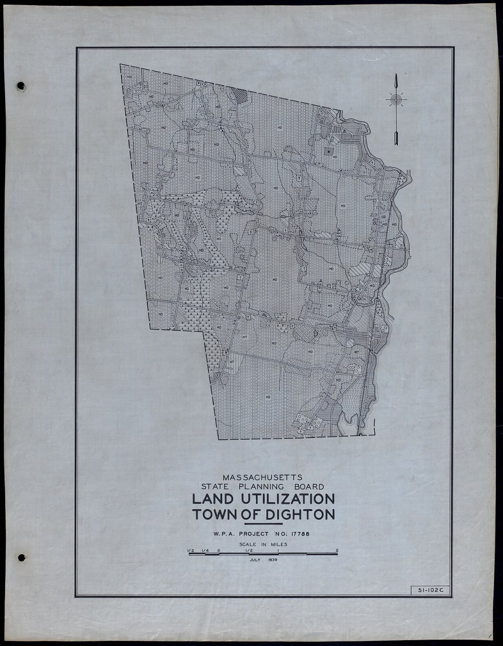 Land Utilization Town of Dighton - DPLA - c3bc1376048f8a3bb11afc559d3d3e1d