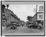Street scene in business district