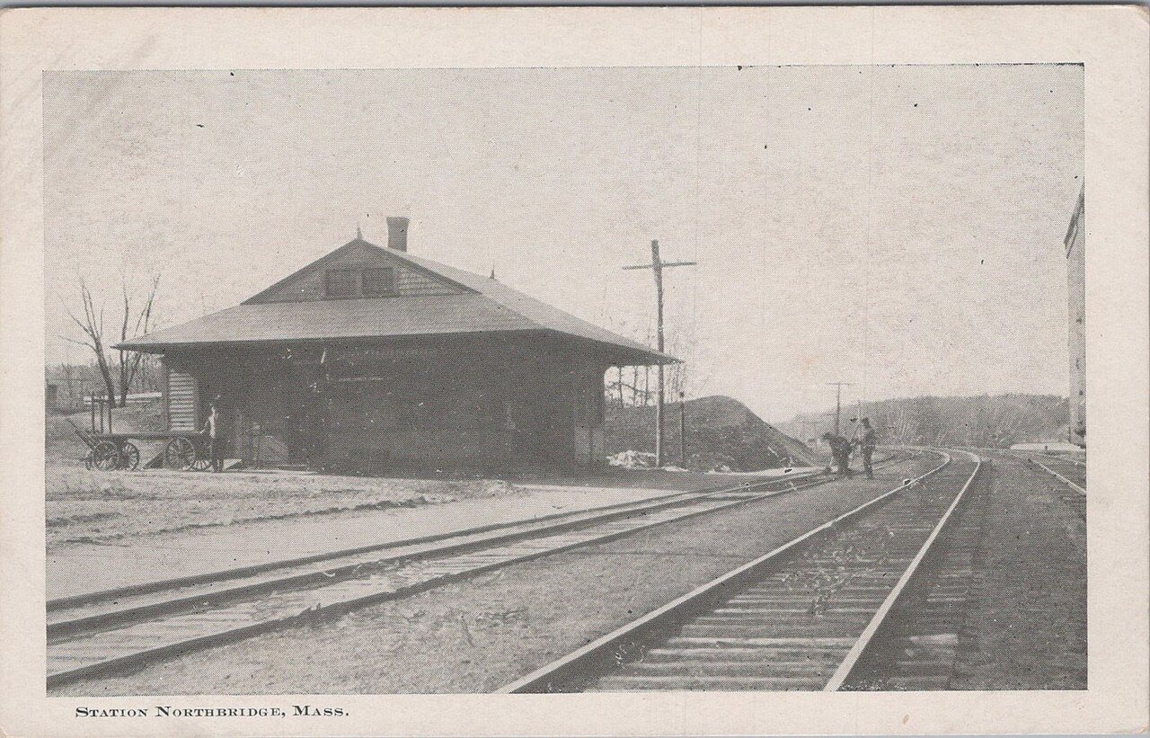 Northbridge station postcard