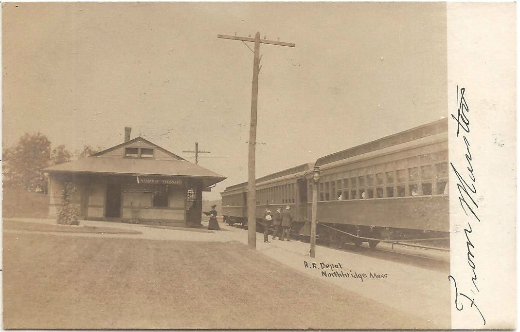 Northbridge station 1906 postcard