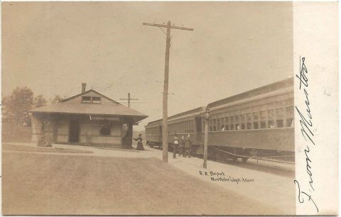 Northbridge station 1906 postcard