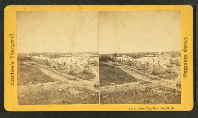 Bird's-Eye View -- Oak Bluffs.Alternate Title: Martha's Vineyard Camp Ground