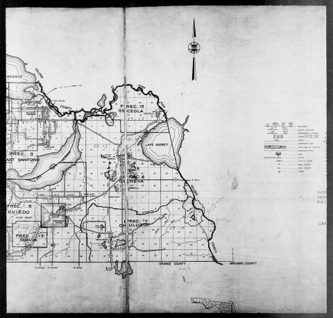 1940 Census Enumeration District Maps - Florida - Seminole County - ED 59-1 - ED 59-26