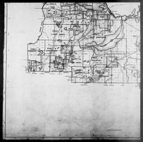 1940 Census Enumeration District Maps - Florida - Seminole County - ED 59-1 - ED 59-26