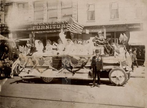 Smith Paper Company Parade in 1900