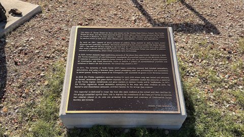 Florida School for Boys - The White House - Playground Plaque
