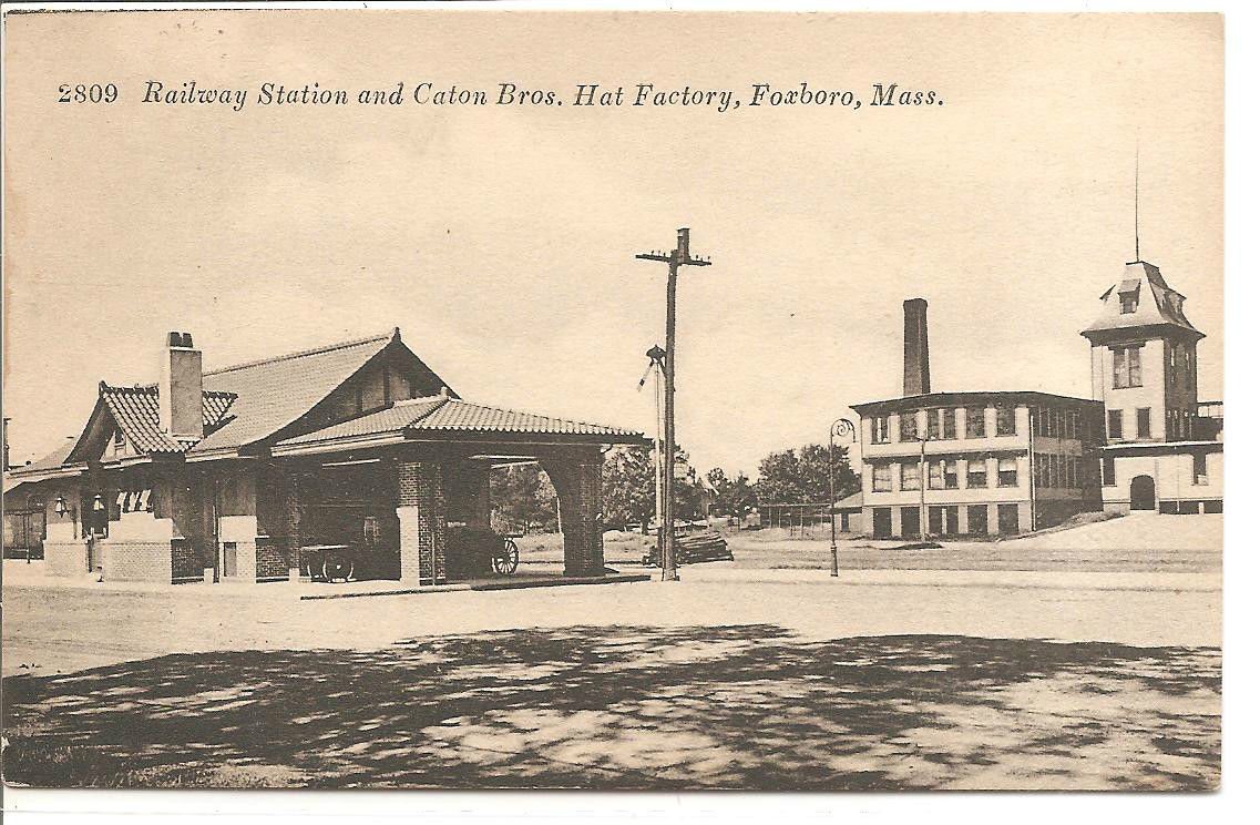 Foxboro station postcard (2)