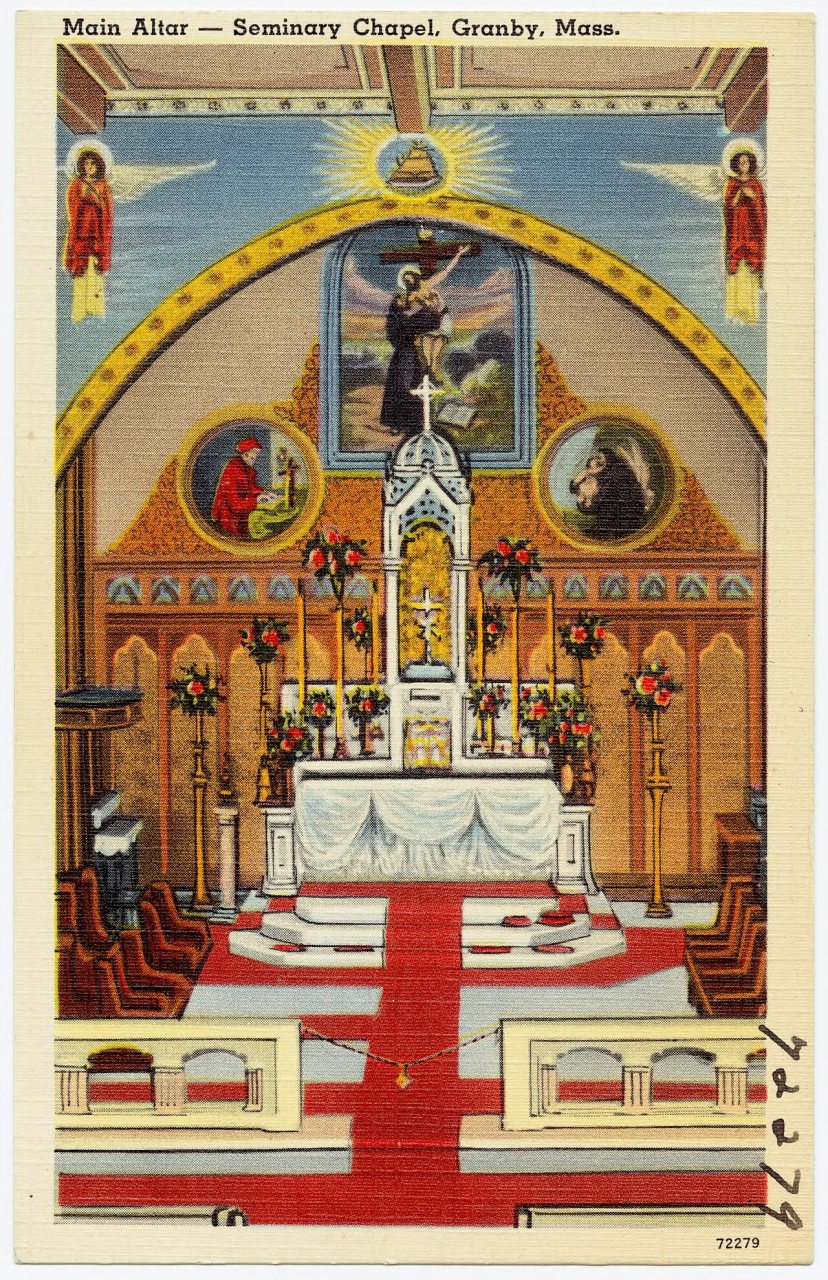 Main Altar -- Seminary Chapel, Granby, Mass (72279)