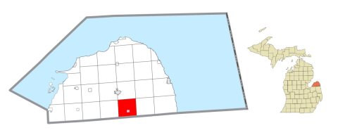 Bingham Township (Huron), MI location