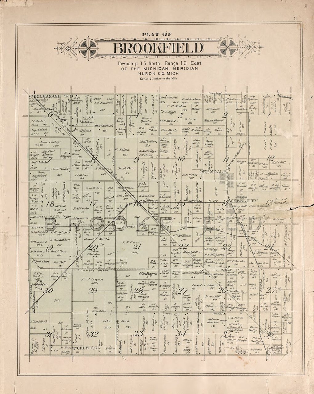 Plat book of Huron County, Michigan - also patron's business and general farmer's directory of Huron Co., Mich. - with …