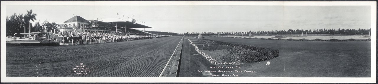 Hialeah Park, Fla., the world's greatest race course, Miami Jockey Club