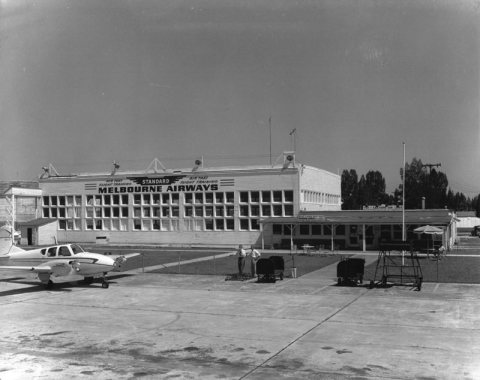Melbourne, FL Airport c. 1960