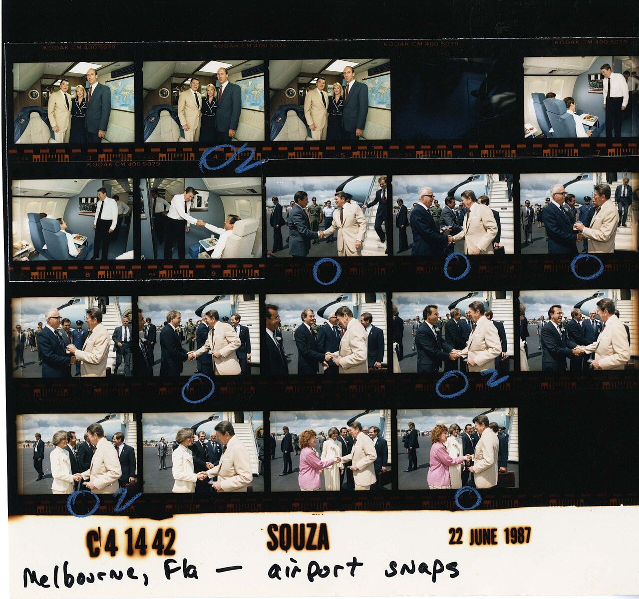 Reagan Contact Sheet C41442