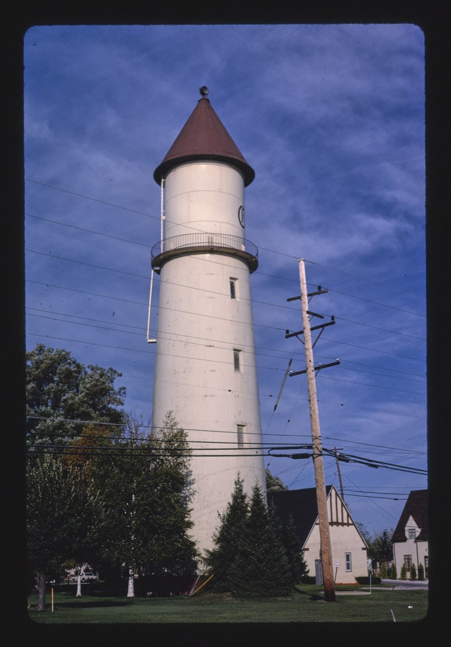 The Colony Lighthouse now at Symen of a subdivision, Route 29, Clay Township, Michigan