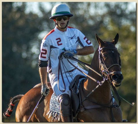 Facundo Obregon in action, Joe Barry Memorial Cup, Wellington, Florida (2013-01-20)
