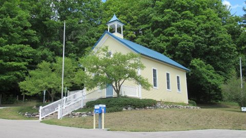 Evangeline Township Hall, Michigan