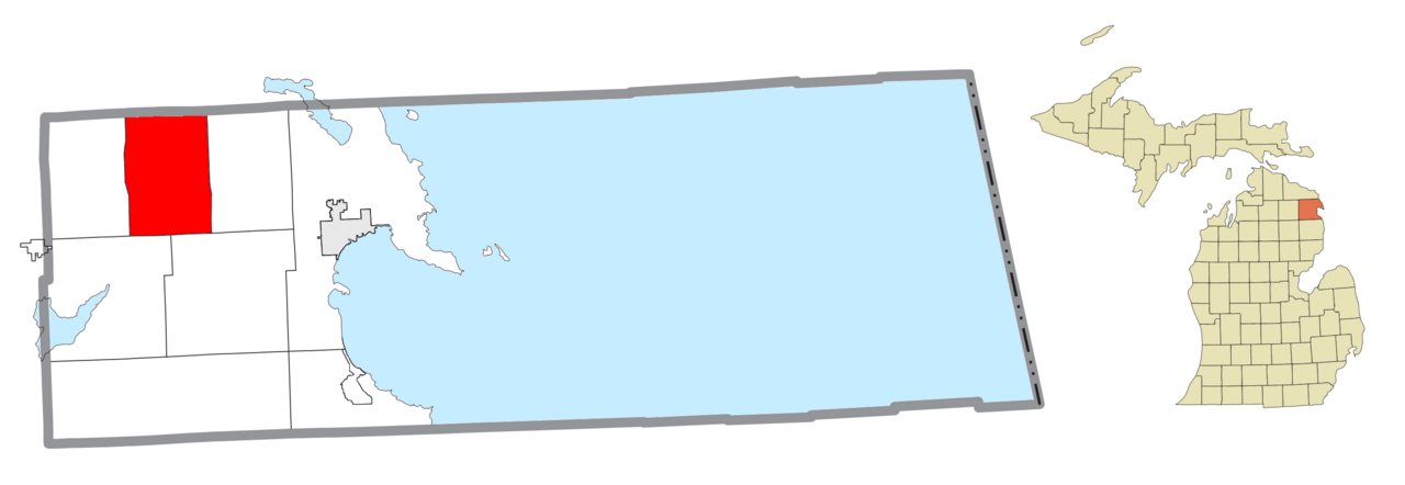 Long Rapids Township, MI location