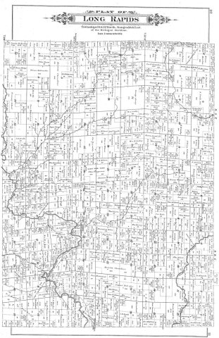 Plat map of Long Rapids Township, Michigan (1903)