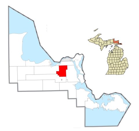 Dafter Township, MI location