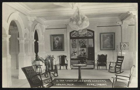 The lobby, St. Joseph's Academy