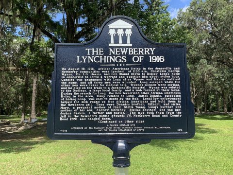 The Newberry Lynchings of 1916 Marker 1