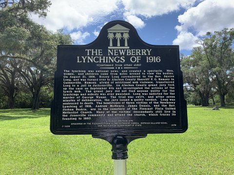 The Newberry Lynchings of 1916 Marker 2