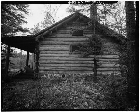 White Deer Lake Camp, Beaver Cabin, Cyrus H. McCormick Experimental Forest