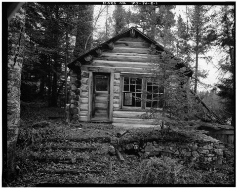 White Deer Lake Camp, Library Cabin, Cyrus H. McCormick Experimental Forest