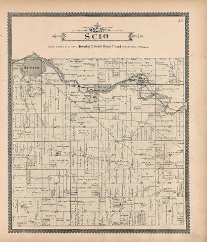 Standard atlas of Washtenaw County, Michigan - including a plat book of the villages, cities and townships of the count…