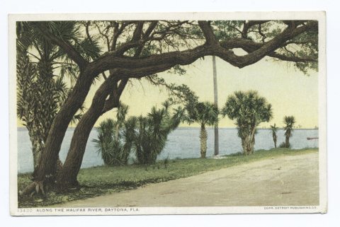 Along the Halifax River, Daytona, Fla
