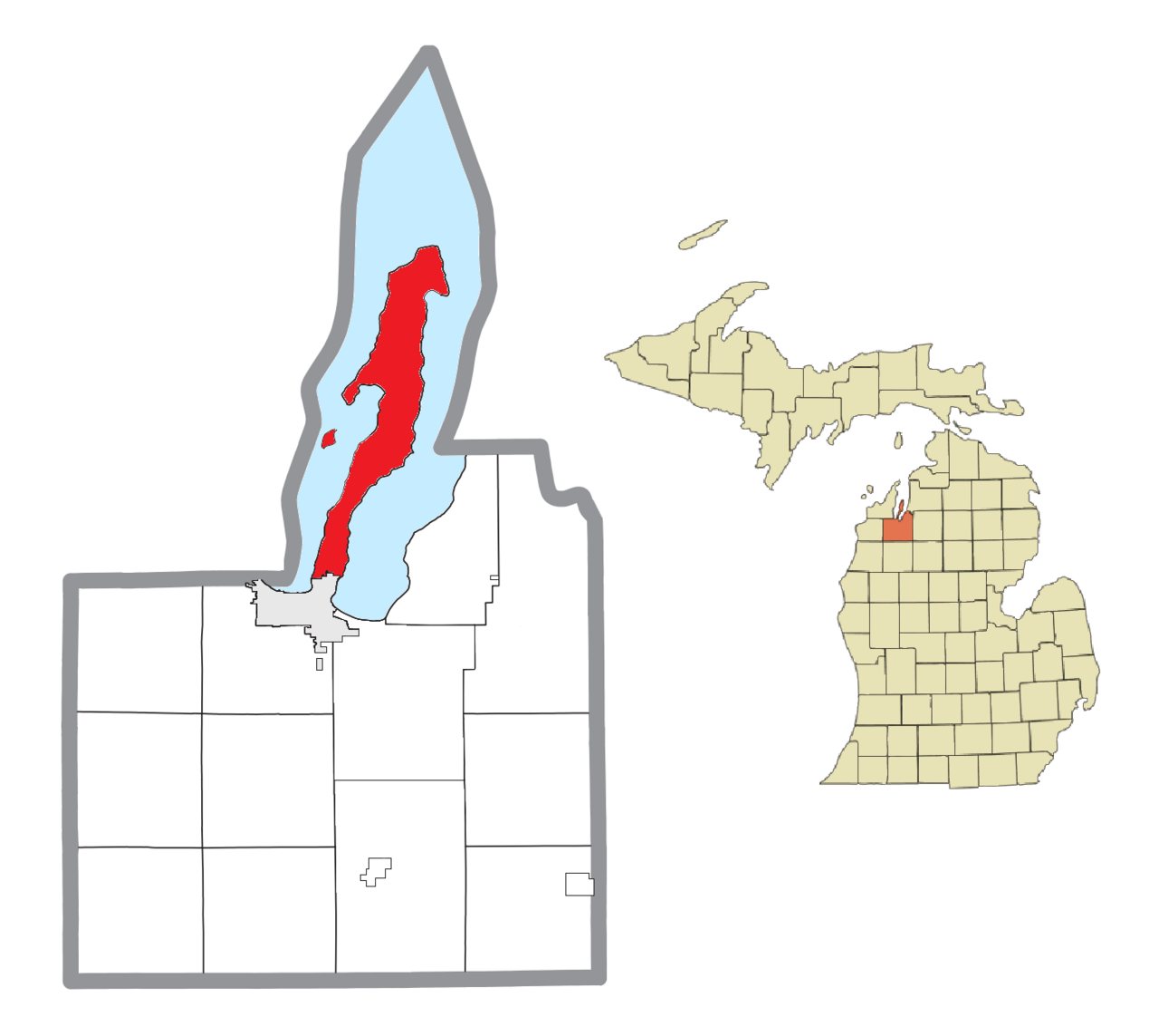 Peninsula Township, MI location