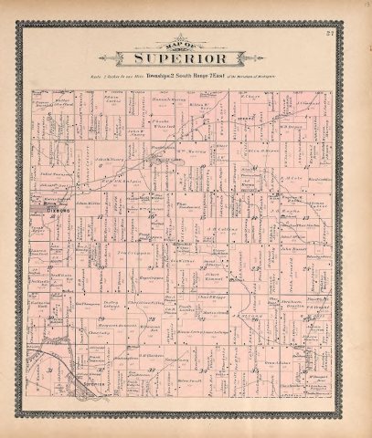 Standard atlas of Washtenaw County, Michigan - including a plat book of the villages, cities and townships of the count…