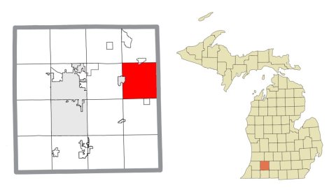 Charleston Township (Kalamazoo), MI location