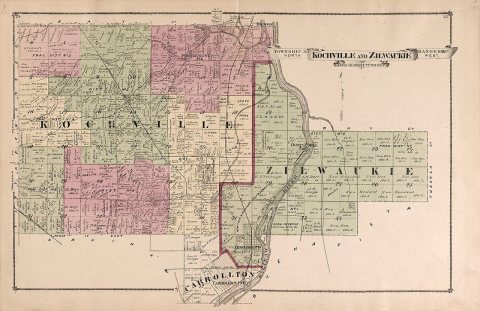 Atlas of Saginaw Co., Michigan - from recent and actual surveys and records