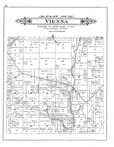 Plat map of Vienna Township, Montmorency County, Michigan (1903), Page 1