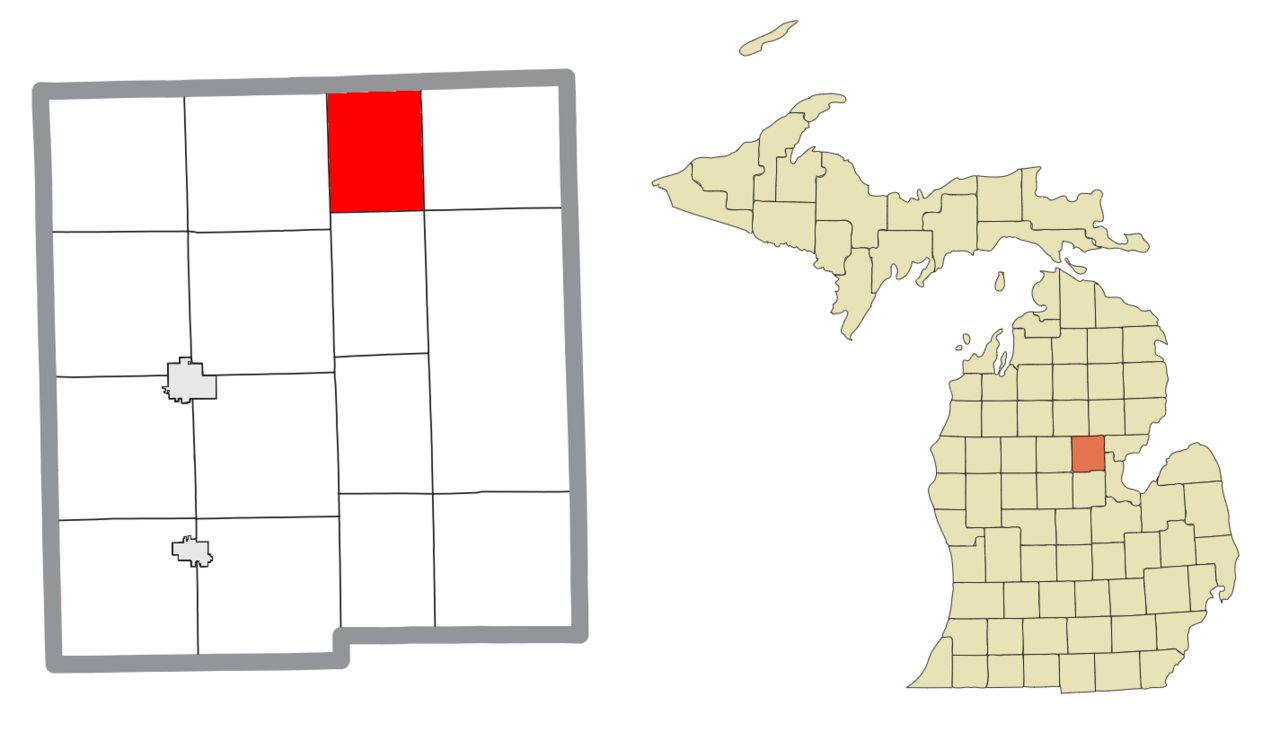Clement Township, MI location