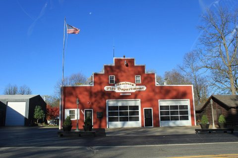 Hamburg Township Michigan former Fire Station