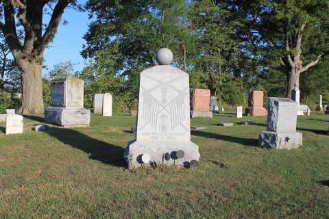 Memorial to Civil War Dead Ogden-Zion Cemetery Blissfield Michigan