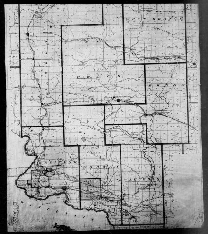 1940 Census Enumeration District Maps - Michigan - Dickinson County - ED 22-1 - ED 22-22