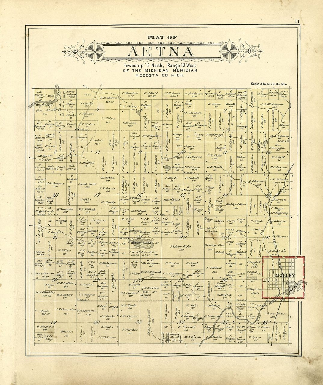 Plat book of Mecosta County, Michigan