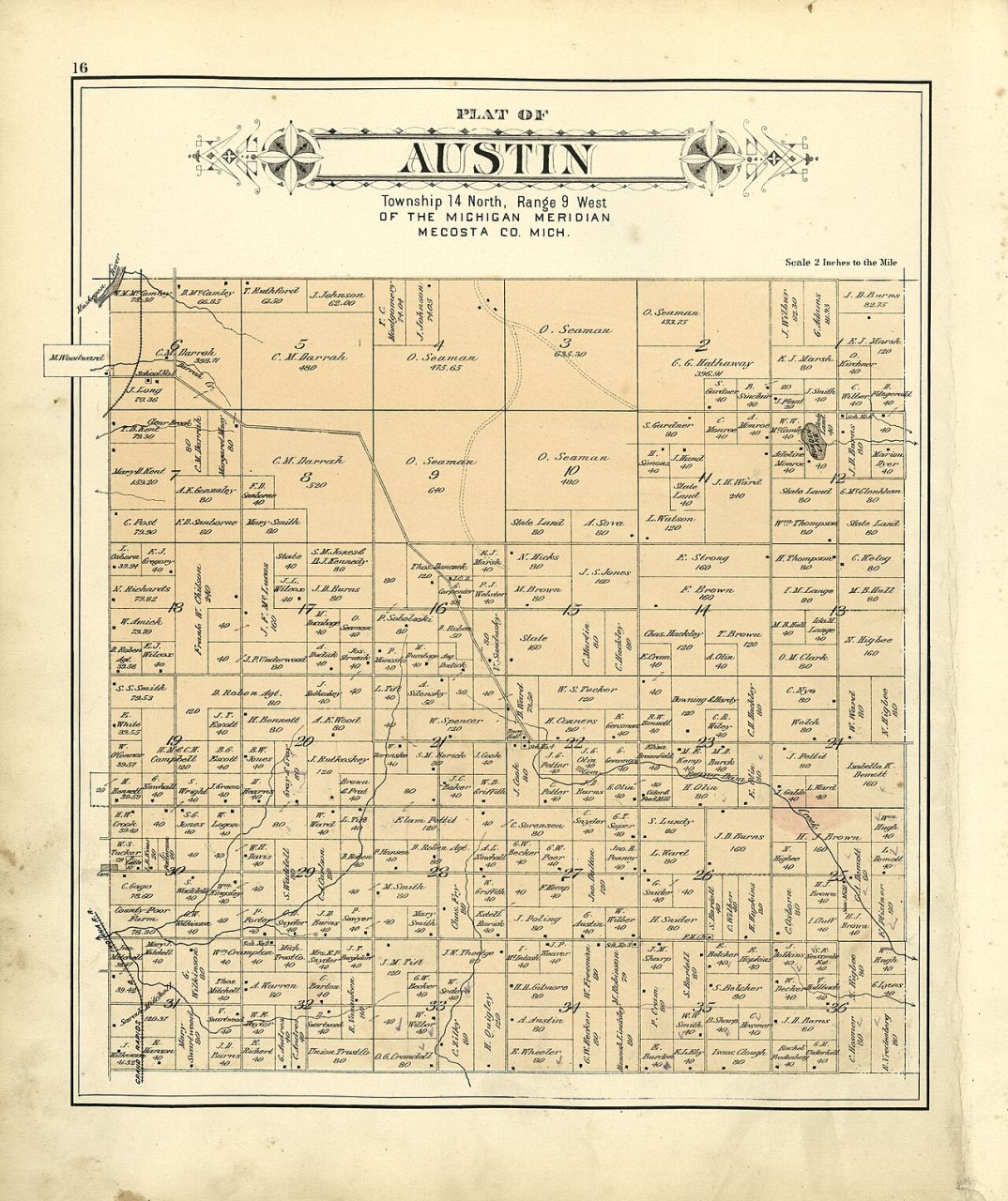 Plat book of Mecosta County, Michigan