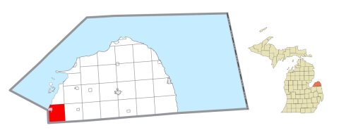 Sebewaing Township, MI location