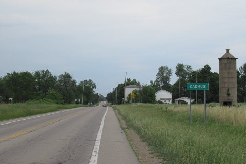 Cadmus MI road signage