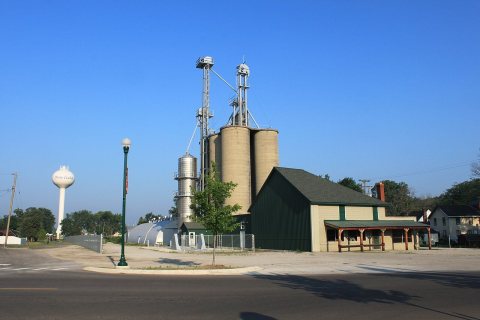 Deerfield village grain elevator