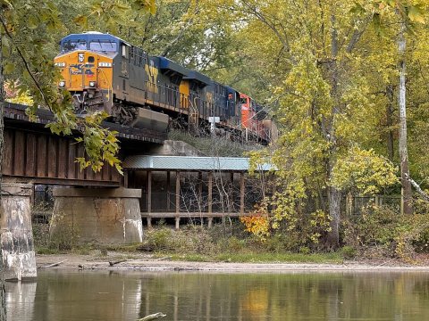 Railroad bridge, Manlius Township, Michigan