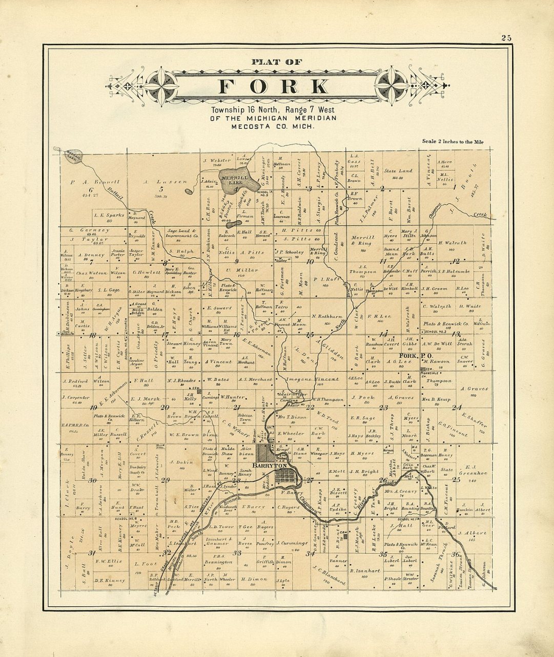 Plat book of Mecosta County, Michigan