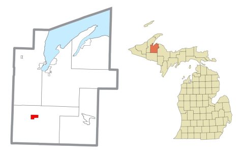Covington (CDP), MI location