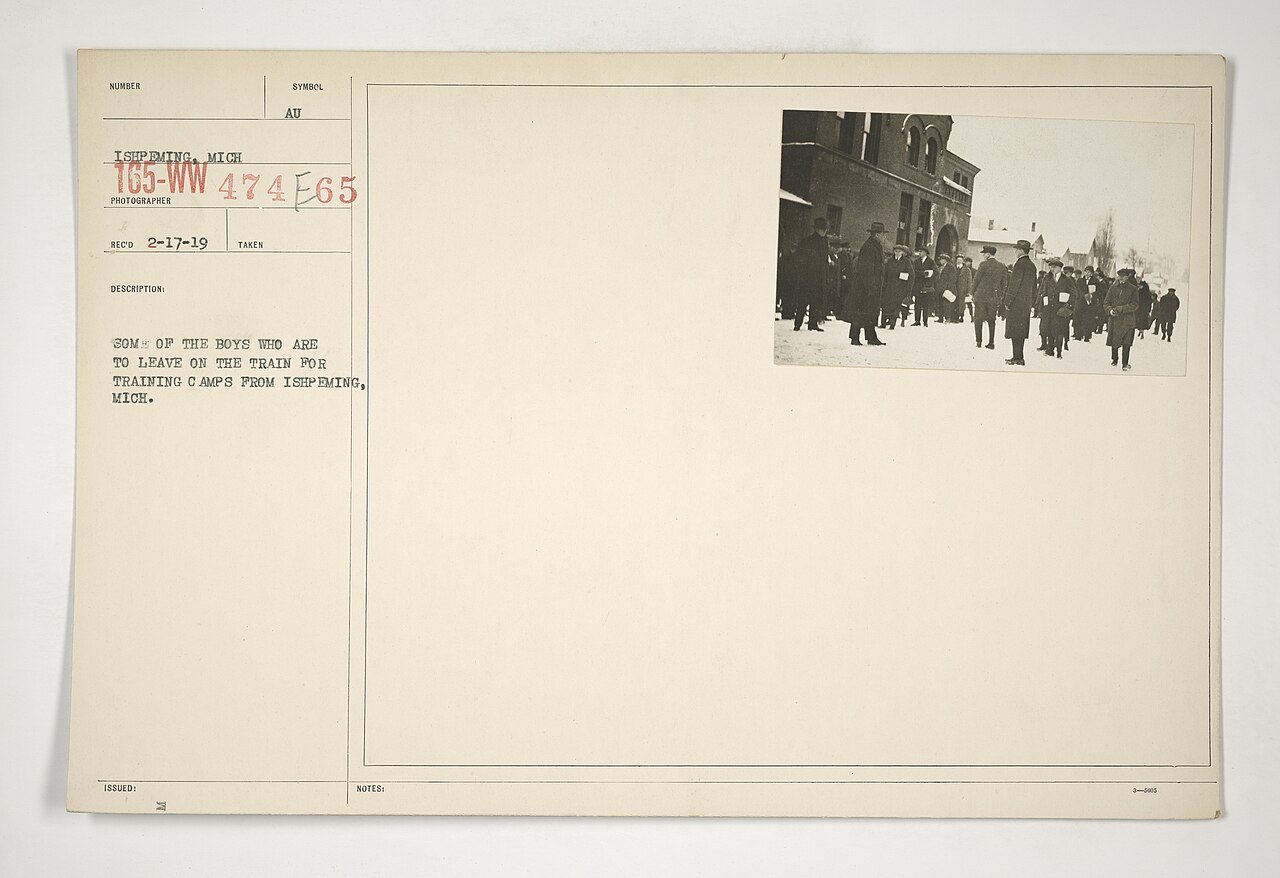 Recruiting and Draft Service - Enlistment Scenes [165-WW-474E-65]