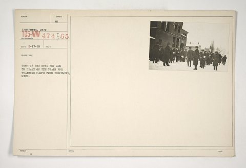 Recruiting and Draft Service - Enlistment Scenes [165-WW-474E-65]