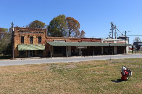 Old row of buildings